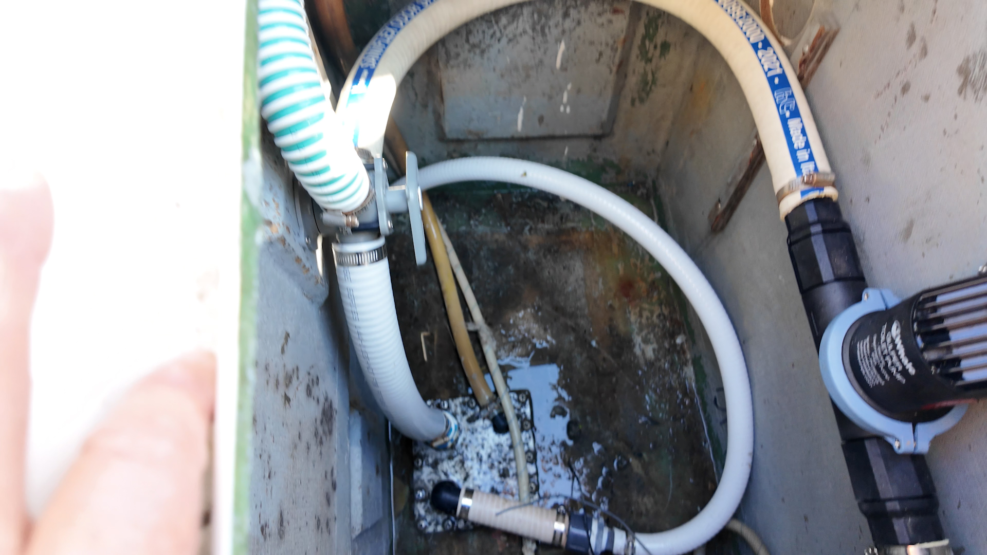 PDQ 36' Classic sailboat - New Bathroom and Holding Tank Plumbing with Dock Pump Out, or Ocean Thru-hull Discharge