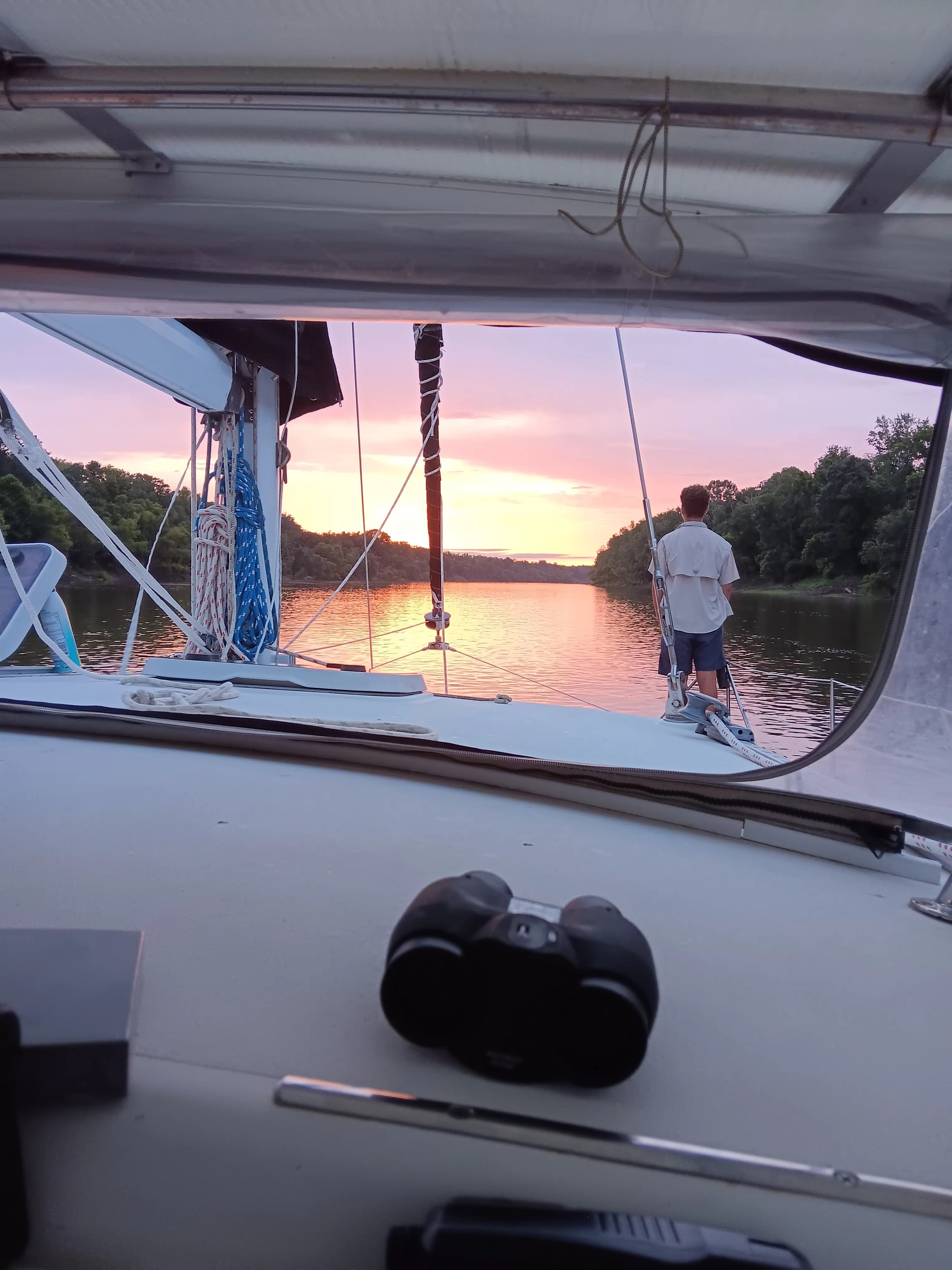 Video - Tenn-Tom waterway sailboat delivery, July 2024, The Great Loop - Mobile, AL to Kentucky Lake, KY